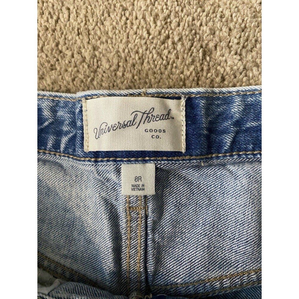 Universal Thread 90s Baggy Mid Rise Patchwork Jeans Women’s Size 8 - Picture 7 of 16